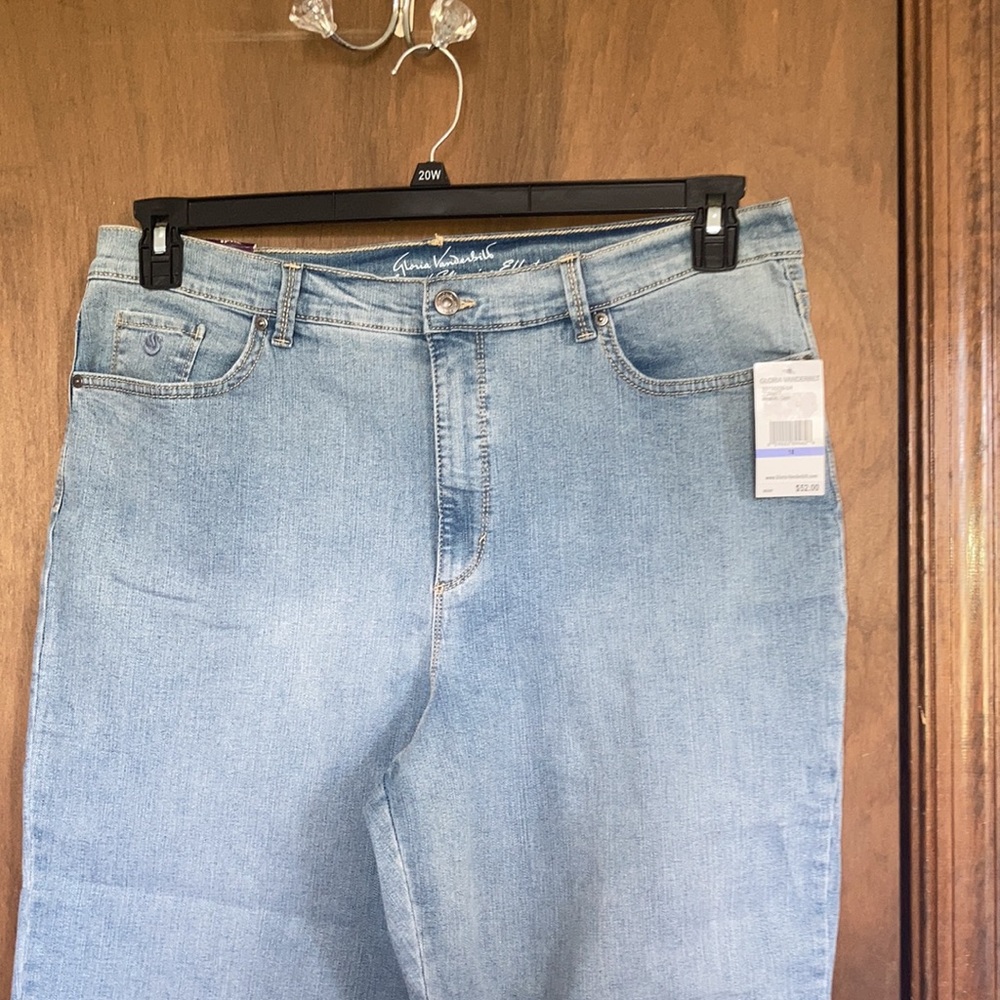 Gloria Vanderbilt Amanda Capri jean classic rise size 18 - Picture 12 of 17